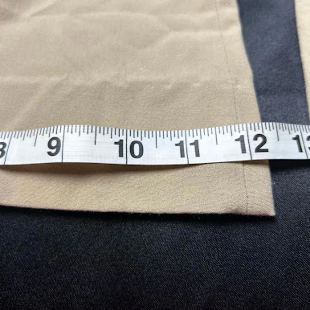 The Limited Drew Fit Tan Khaki Wide Leg Flare Dress Pants Trousers Size 4
